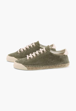 Espadrille trainers, Khaki, webstill