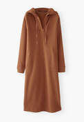 Sweatshirt dress, Burnt orange, webstill