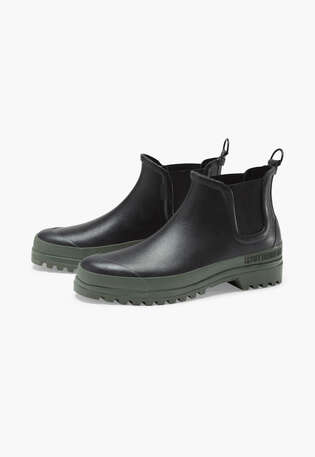 Rain boots, Olive black, webstill
