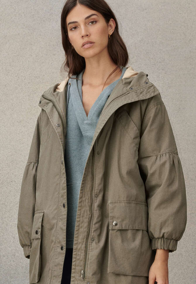 Parka, Khaki grey, completeTheLook