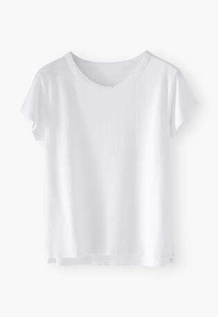 Jersey T-shirt, White, webstill