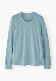Long-sleeved top, Powder blue, webstill