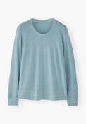 Long-sleeved top, Powder blue, webstill