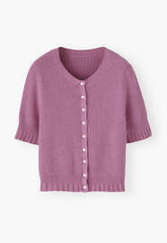 Tuck-stitch sweater, Soft magenta, webstill