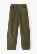 Horseshoe cord trouser, Dark khaki, webstill