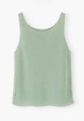 Rib-stitch knit, Seafoam, webstill