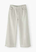 Wide-leg cord trousers, Ice grey, webstill