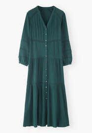 Maxi-dress, Stormy teal, webstill