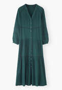 Maxi-dress, Stormy teal, webstill
