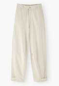 Adjustable-hem trousers, Ecru, webstill