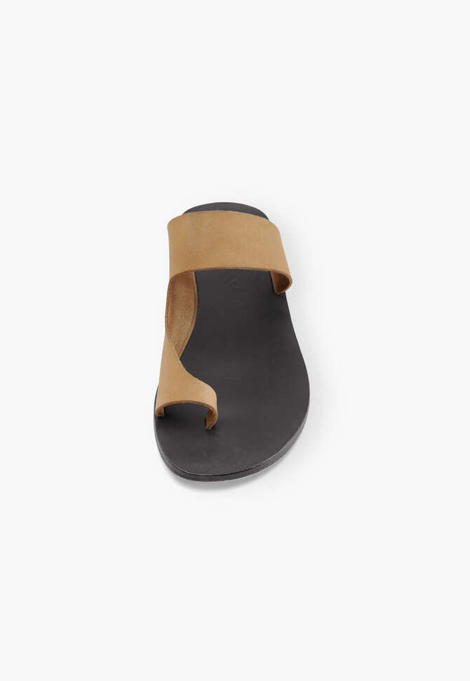 Slip-on sandals, Black olive, completeTheLook