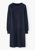 Knitted dress, Midnight, webstill