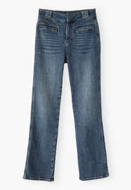 Slim stretch jeans, Mid wash, webstill