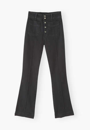 Bootleg jeans, Black wash, webstill