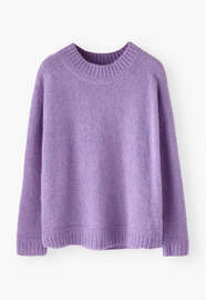 Knitted sweater, Lilac, webstill