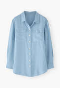 Relaxed shirt, Sky blue, webstill
