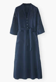 Embroidered cutwork dress, Ink, webstill