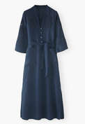 Embroidered cutwork dress, Ink, webstill