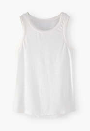 Jersey vest, White, webstill