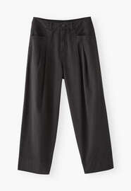 Stitch-detail trousers, Charcoal, webstill