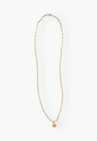 Filigree necklace, Gold, webstill