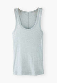 Scoop-neck vest, Ice blue, webstill
