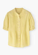 Short-sleeved shirt, Soft lemon, webstill