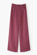 Wide-leg trousers, Dark magenta, webstill