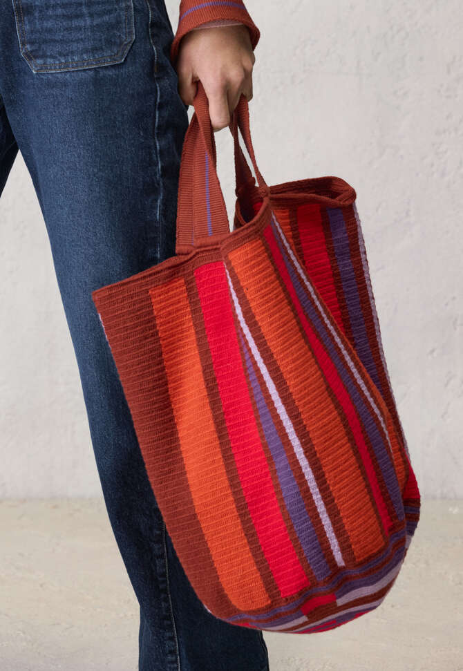 Shopping bag, Terracotta orange, completeTheLook