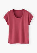 Rib T-shirt, Bright cerise, webstill