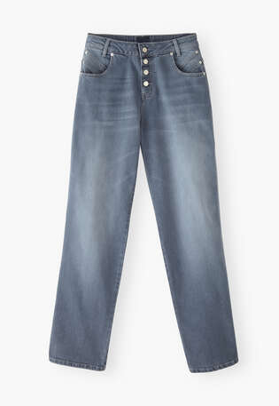 Boyfriend jeans, Grey wash, webstill
