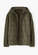 Quilted jacket, Dark olive, webstill