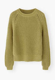 Raglan sweater, Lime, webstill
