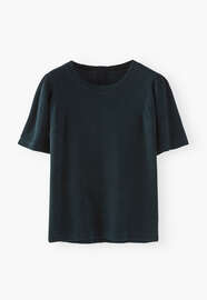 Towelling top, Deep bottle green, webstill
