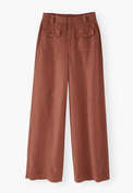 Wide-leg trousers, Chestnut, webstill