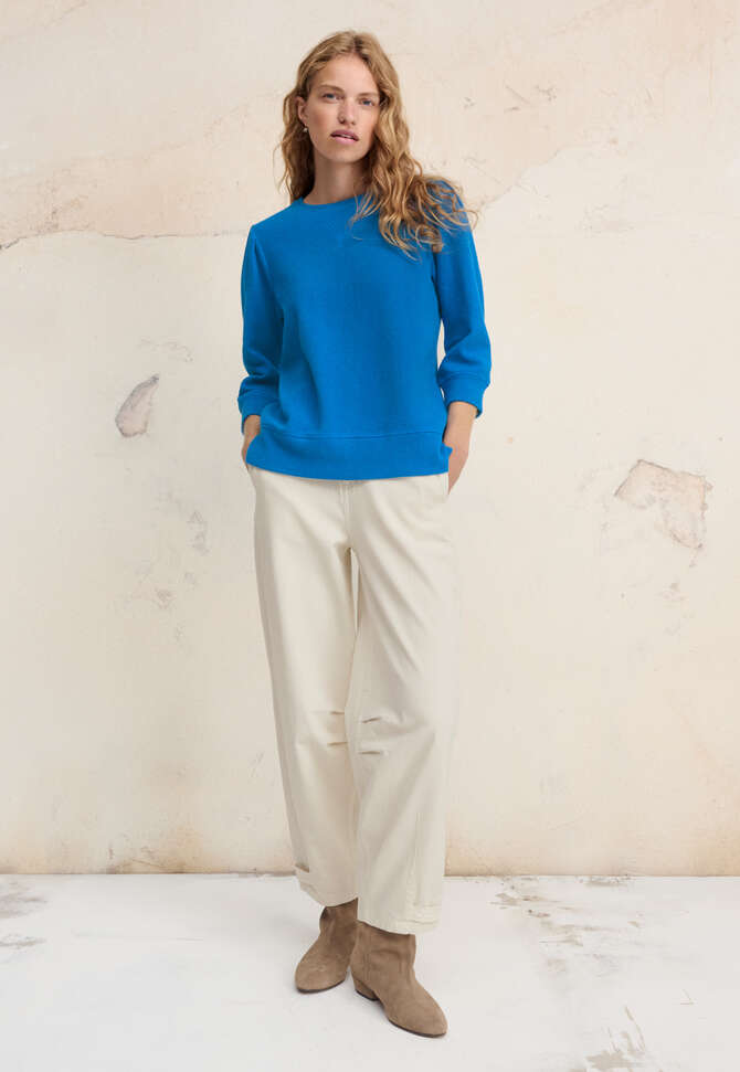 Adjustable-hem trousers, Ecru, completeTheLook