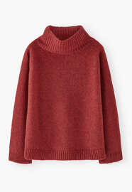 High-neck sweater, Red flame, webstill