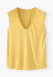 Jersey tank, Sunshine yellow, webstill