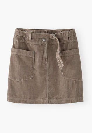Short cord skirt, Soft mink, webstill