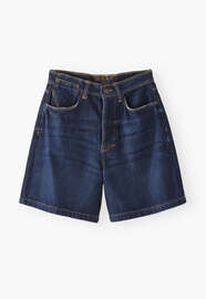 Denim shorts, Dark wash, webstill