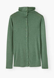 Button-through top, Jade, webstill