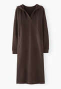 Sweatshirt dress, Dark chocolate, webstill