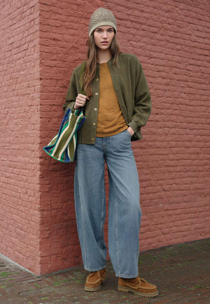 Striped T-shirt, Sepia, completeTheLook