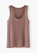 Pintuck vest, Dusty grape, webstill