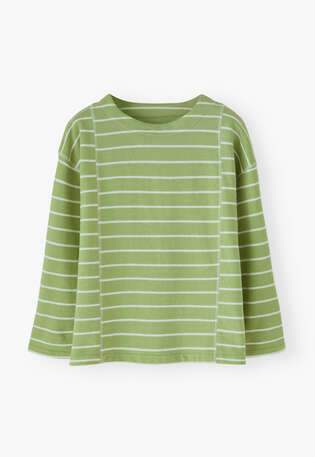Striped jersey top, Apple, webstill