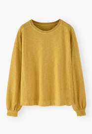 Slub sweatshirt, Canary yellow, webstill