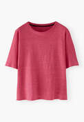 Boxy T-shirt, Cerise, webstill