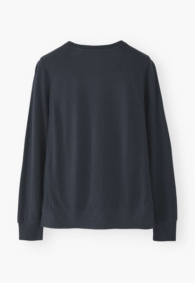 Long-sleeved top, Dark ink, completeTheLook
