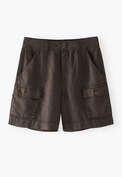 Utility shorts, Dark chocolate, webstill