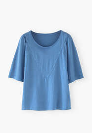 Panelled top, Bright blue, webstill